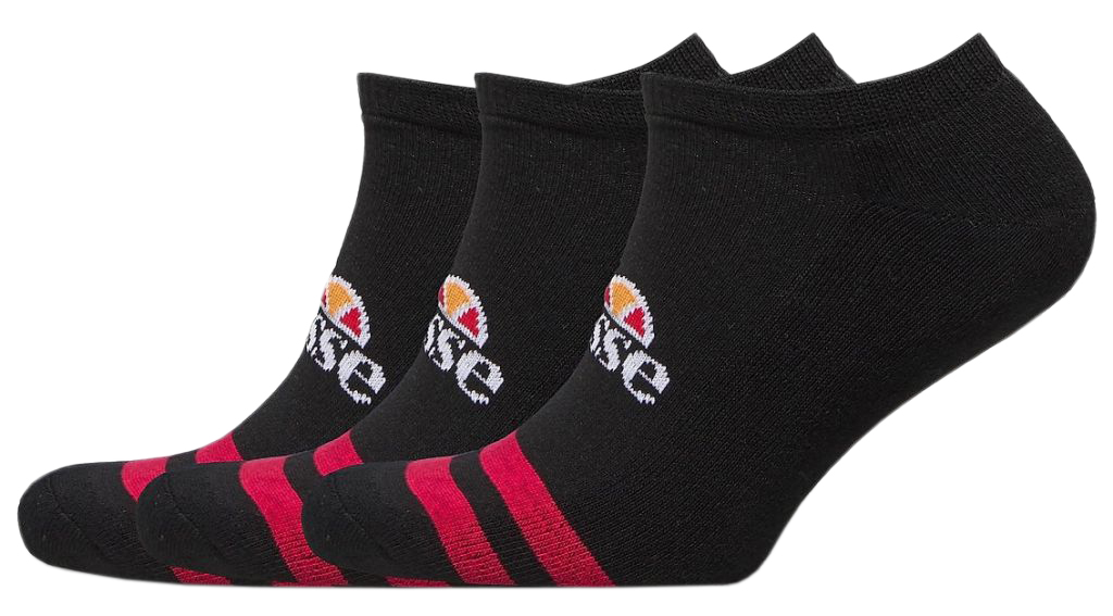 Ellesse Melna Trainer Liner Sock 3P - black