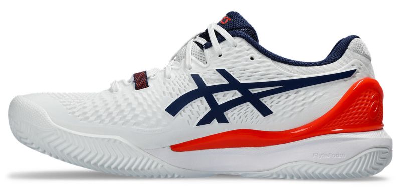Asics Gel-Resolution 9 Clay - white/blue expanse