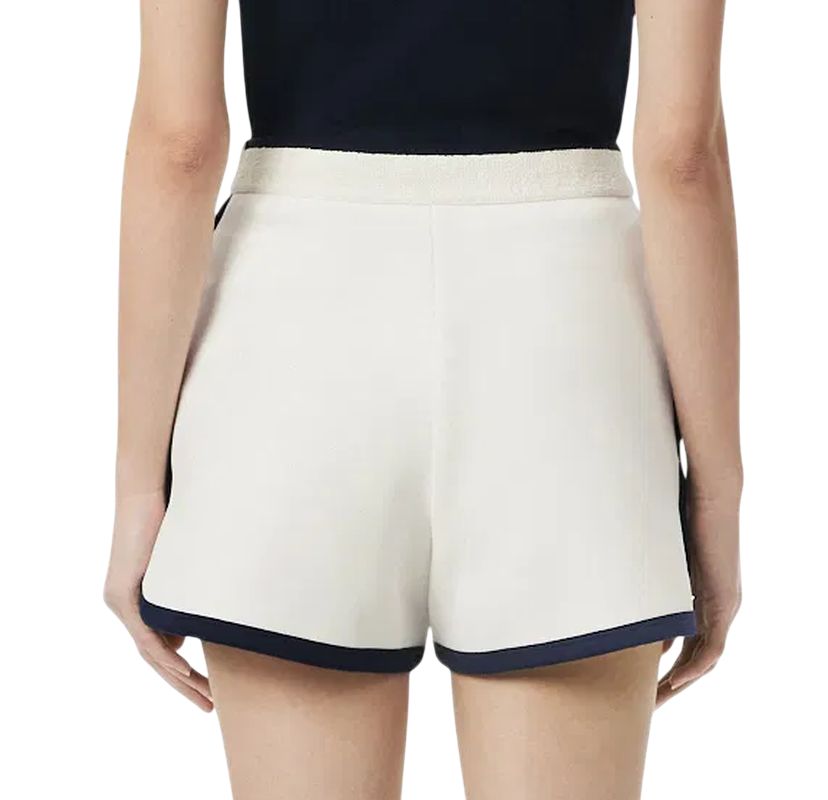 Lacoste Tennis Heritage Stretch Pique - white/navy blue
