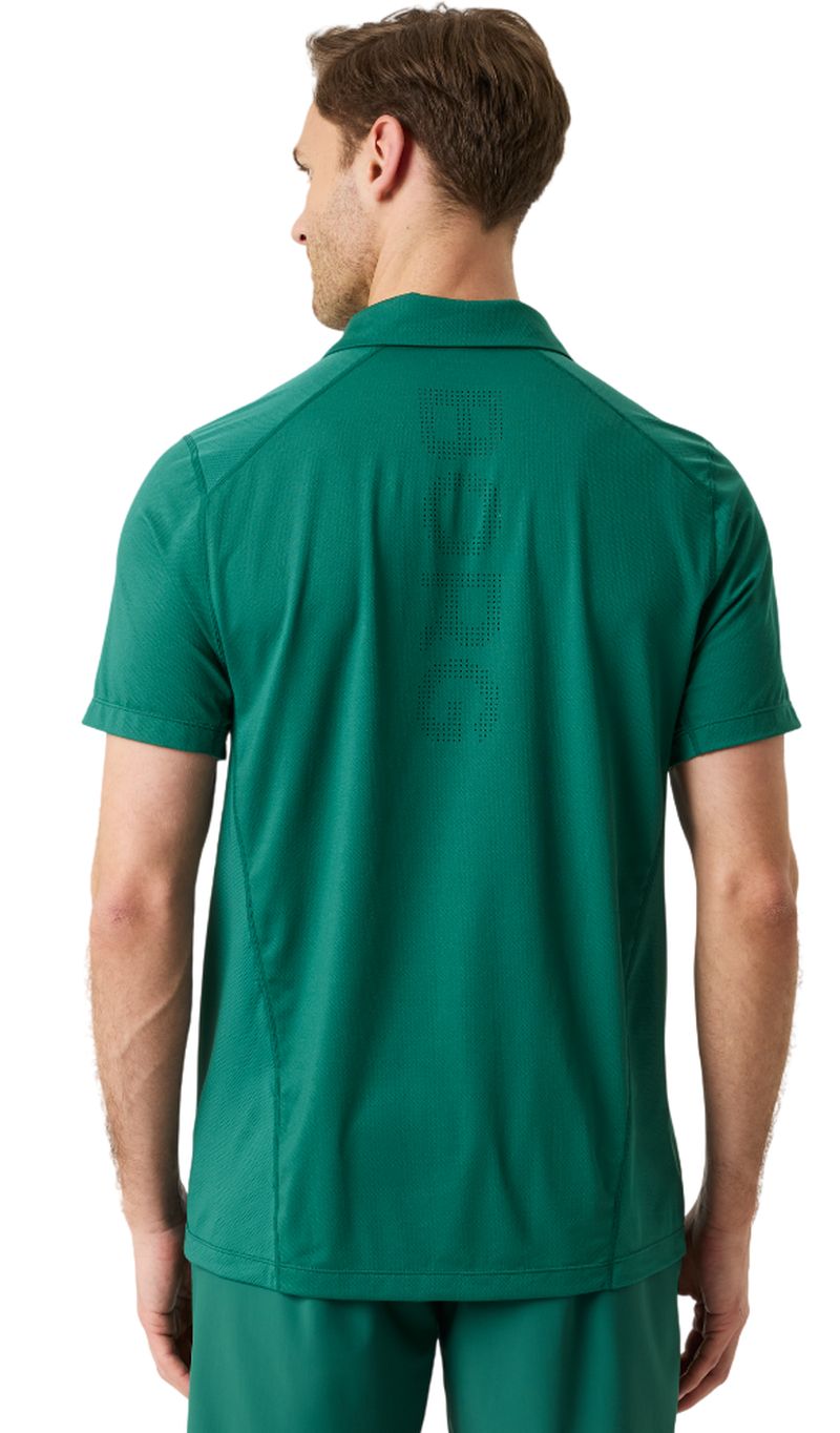 Björn Borg Ace Mesh Panel Shirt - posy green 