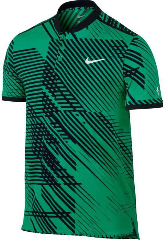  Nike RF Advantage Premier Polo - stadium green/black/white
