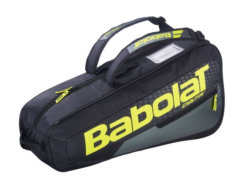 Babolat Carlitos Junior Bag - black/yellow/dark forest