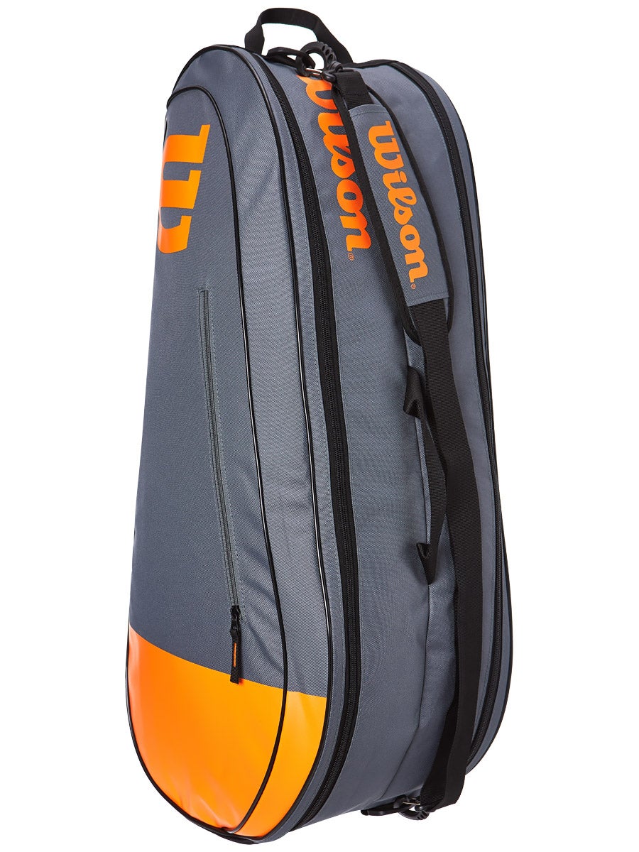 Wilson Team 6 Pk Bag - grey/orange