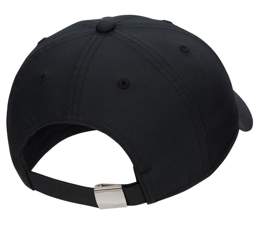 Nike Dri-Fit Club Unstructured Metal Swoosh Youth Cap - black