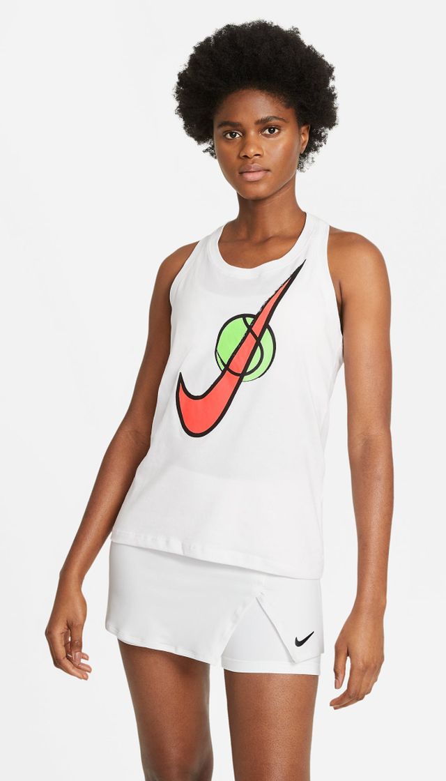 Nike Court Swoosh Tennis Tank W - white