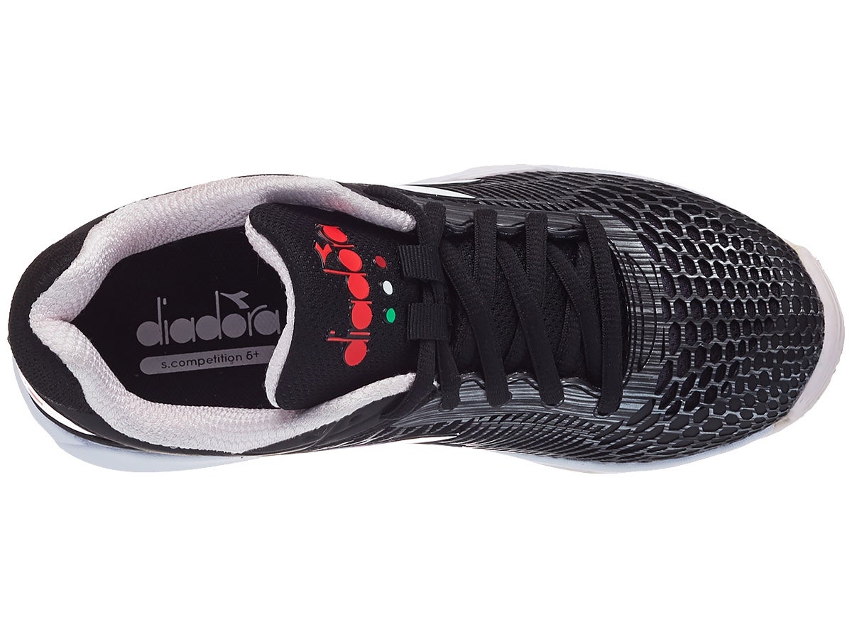 Diadora Speed Competition 5 + W Clay - black/shrinking violet/white