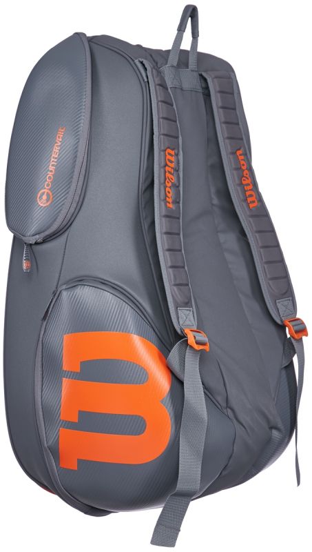 wilson-vancouver-burn-reverse-15-pk-bag-grey-orange-4 Wilson Vancouver Burn Reverse 15 Pk Bag - grey/orange