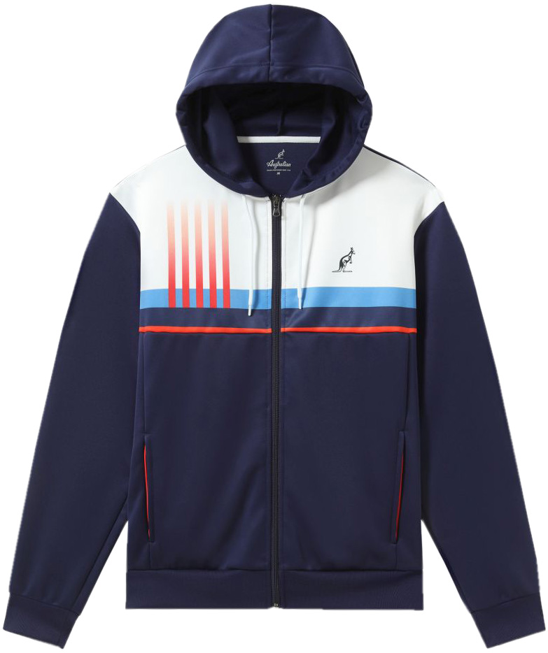 Australian Printed Double Jacket - blu cosmo