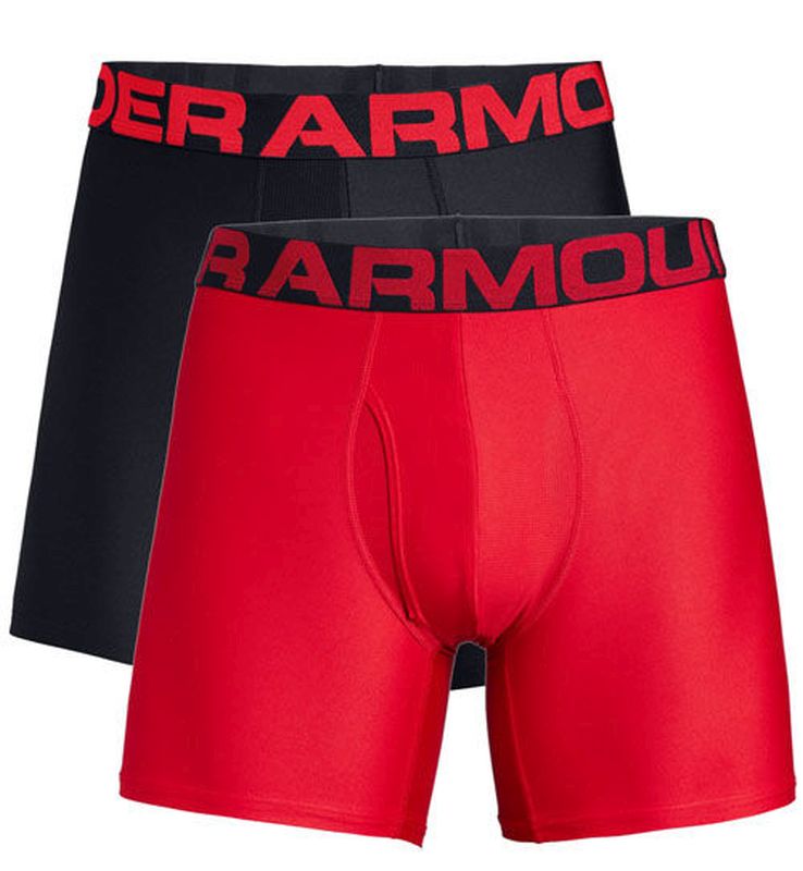 Under Armour UA Tech Boxerjock 2-Pack - red Under Armour UA Tech Boxerjock 2-Pack - red