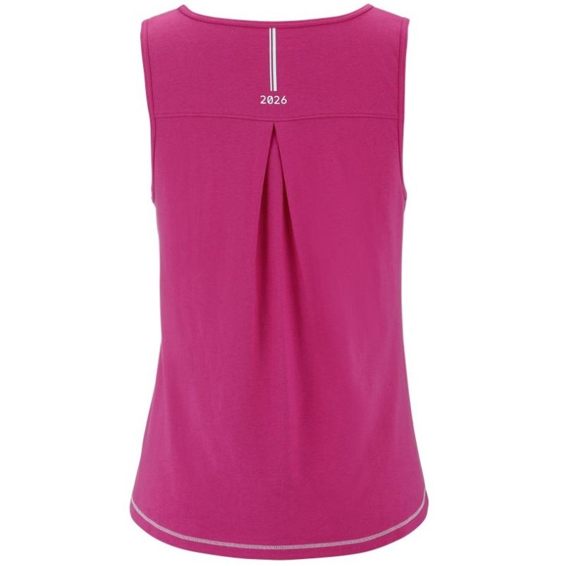 Babolat Exercise Cotton Tank - peacock pink Babolat Exercise Cotton Tank - peacock pink
