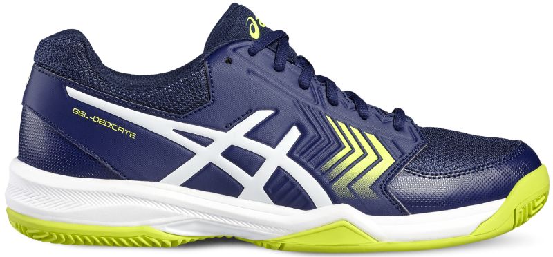  Asics Gel-Dedicate 5 Clay - indigo blue/white/safety yellow