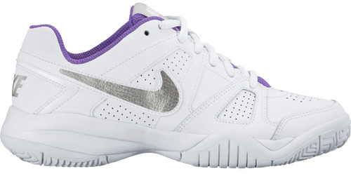 Nike City Court 7 GS - white metallic silver