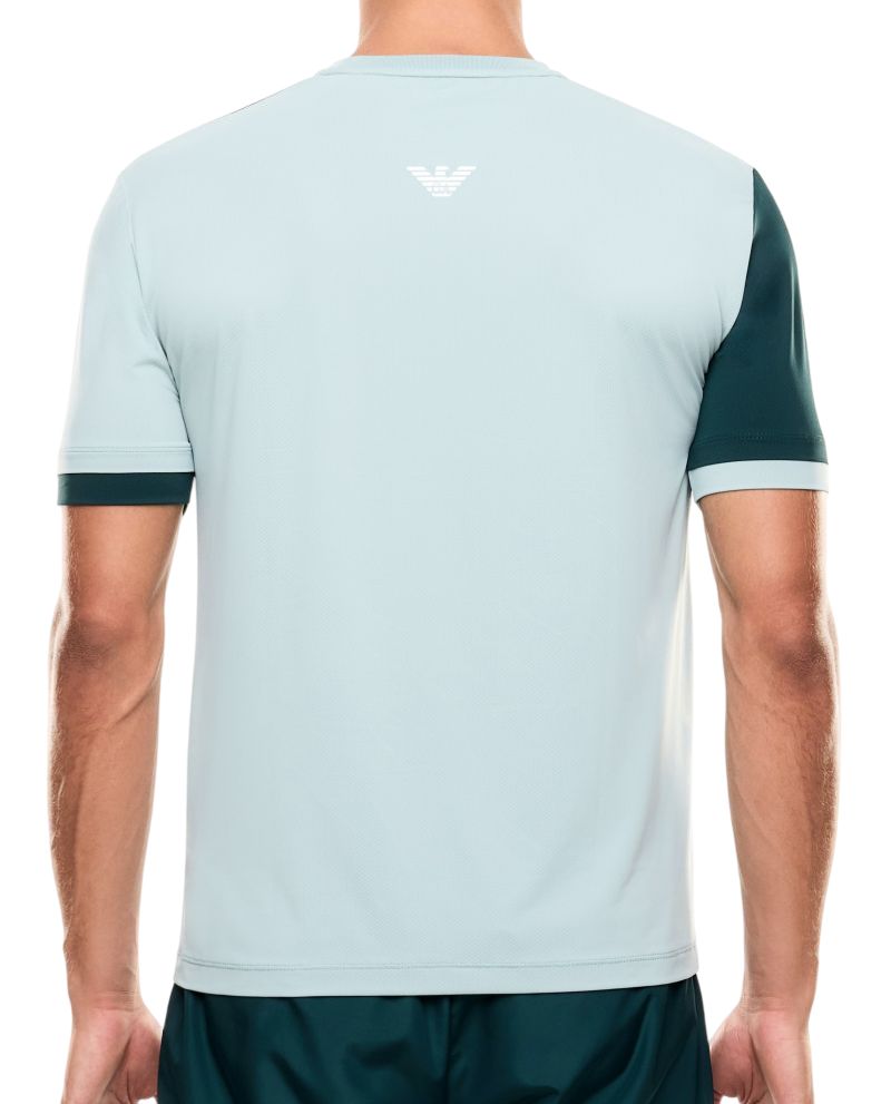 EA7 Tennis Pro Crew Neck - blue surf