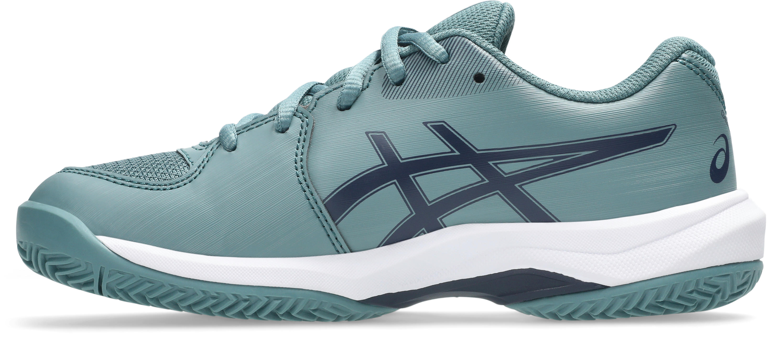Asics Gel-Game GS Clay/OC - foggy teal/white Asics Gel-Game GS Clay/OC - foggy teal/white