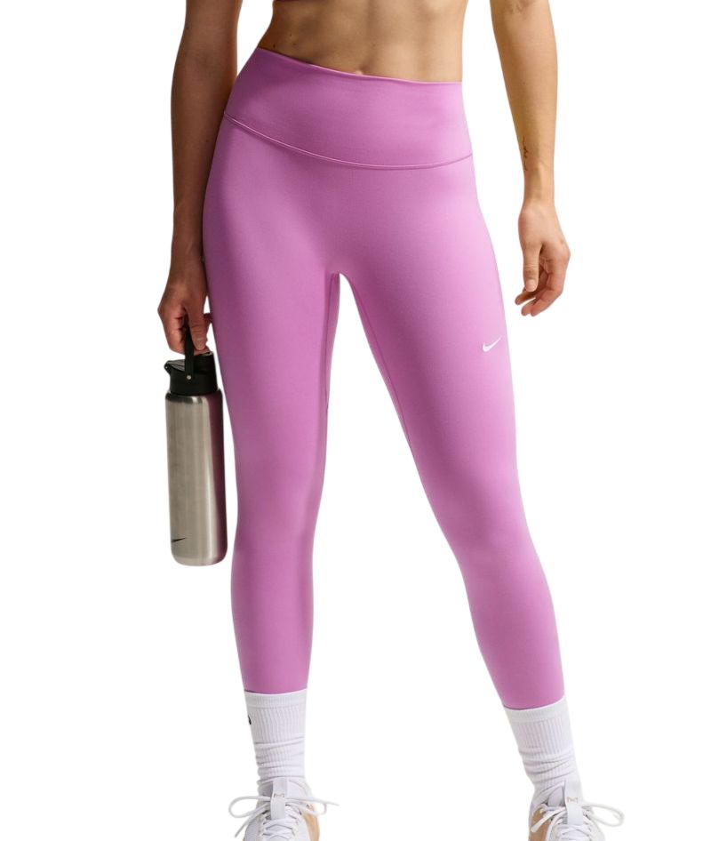 Nike One Seamless Front High Waisted Full Length - lt magenta/white