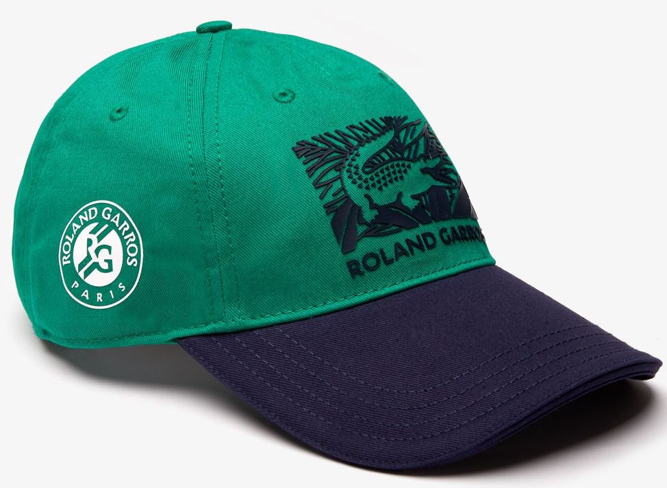 Lacoste Roland Garros Edition Printed Cap - green/navy