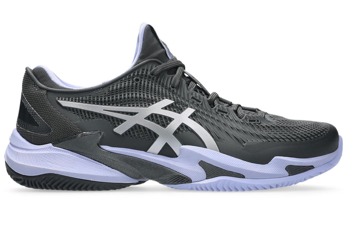 Męskie buty do padla Asics Court FF 3 Clay Night Energy - graphite grey/pure silver