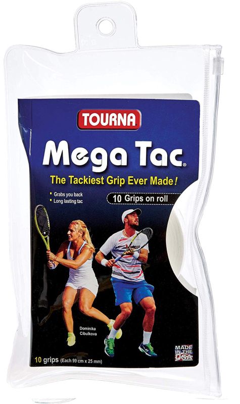 Tourna Mega Tac XL 10P - white