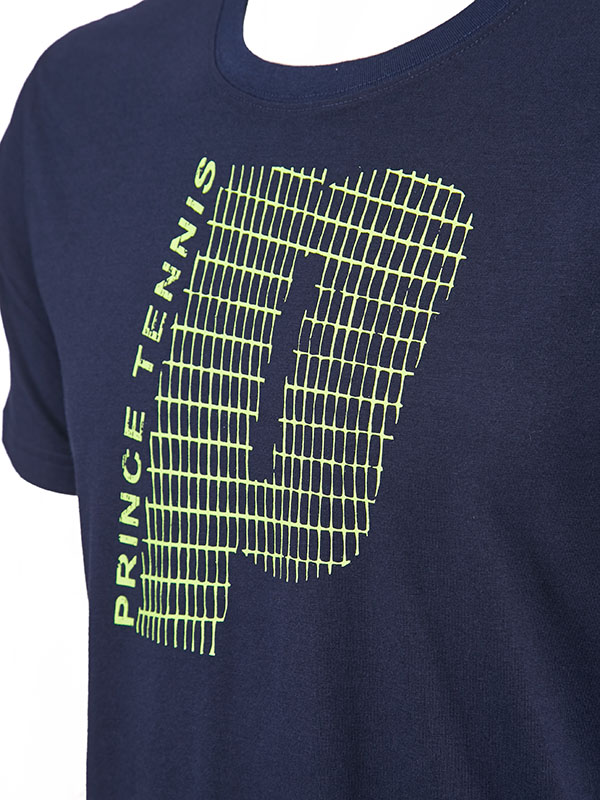 Prince Graphic Crew T-shirt - navy
