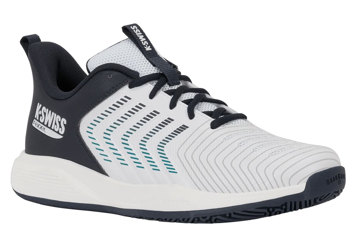 Męskie buty do padla K-Swiss Ultrashot Light Padel - white/carbon/baltic