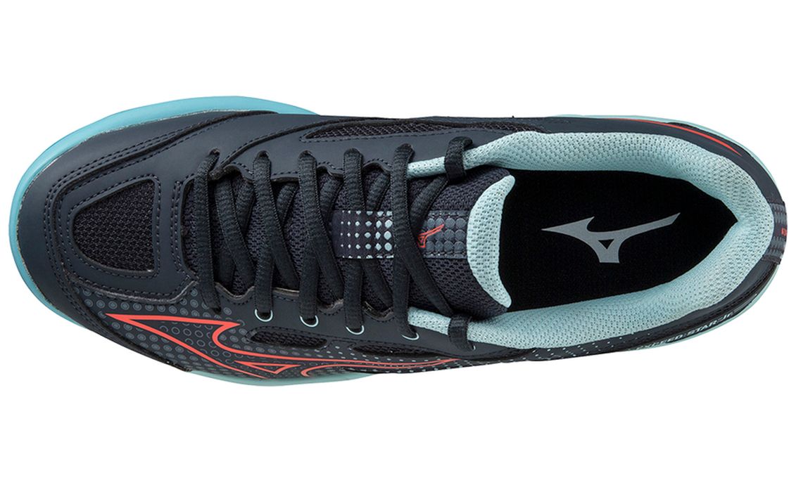 Mizuno Exceed Star Jr. AC - collegiate blue/soleil/tanager turquoise