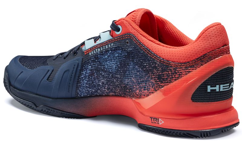 Head Sprint Pro 3.0 Clay Women - dressblue/coral