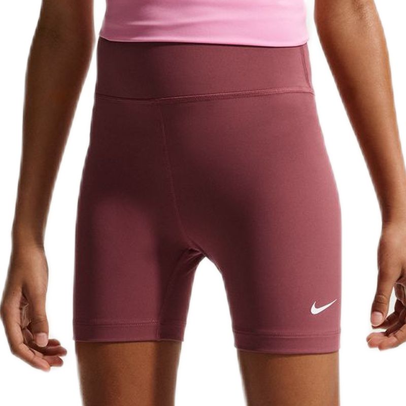 Spodenki dziewczęce Nike Kids One Dri-Fit 5in - pink smoke/white
