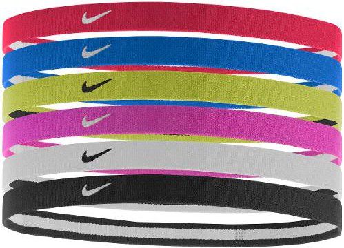 Nike Swoosh Sport Headbands 6PK 2.0 - university red/game royal/volt
