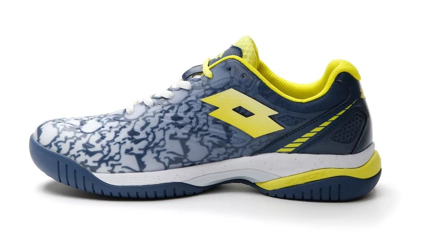 Lotto Superrapida 200 III W - all white/acid yellow/dark denim