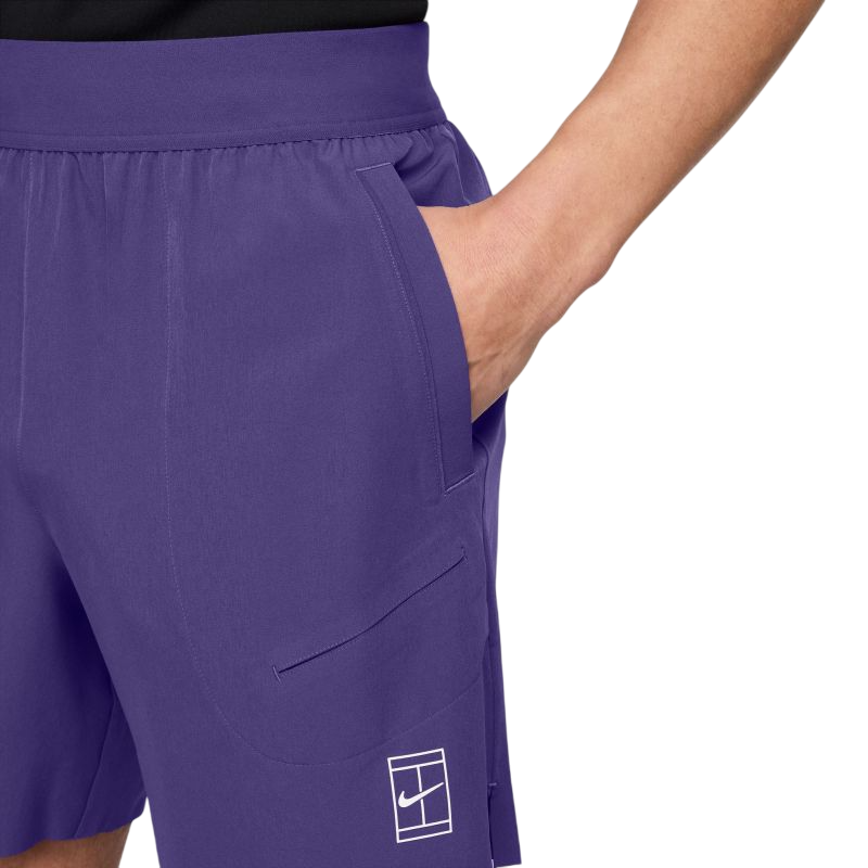 Nike Court Advantage Dri-Fit 6in - wild grape/white