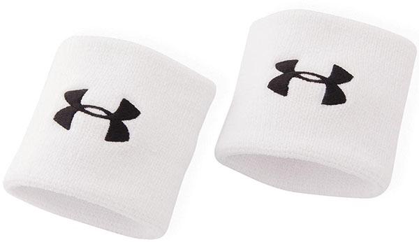 Under Armour Performance Wristbands - white/black Under Armour Performance Wristbands - white/black