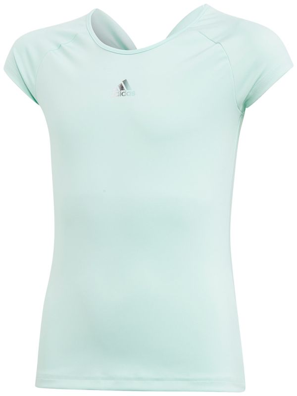 Adidas Girls Ribbon Tee - clear mint