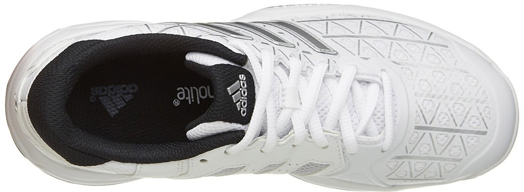 Adidas Barricade Club xJ - ftwr white/matte silver/core black