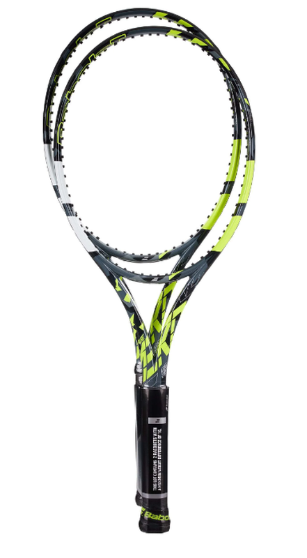Babolat Pure Aero 98 2 Pack - grey/yellow/white + string + stringing