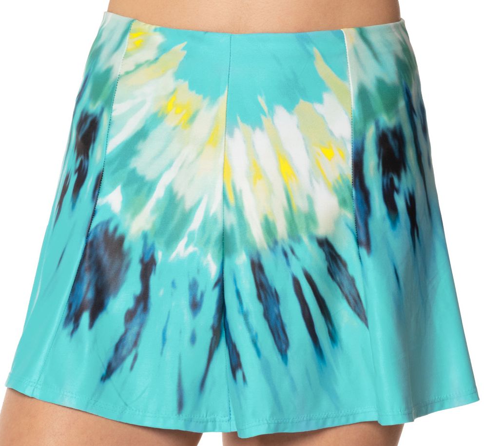 Lucky in Love Peace Out Day Trip Skirt Women - opal/print Lucky in Love Peace Out Day Trip Skirt Women - opal/print