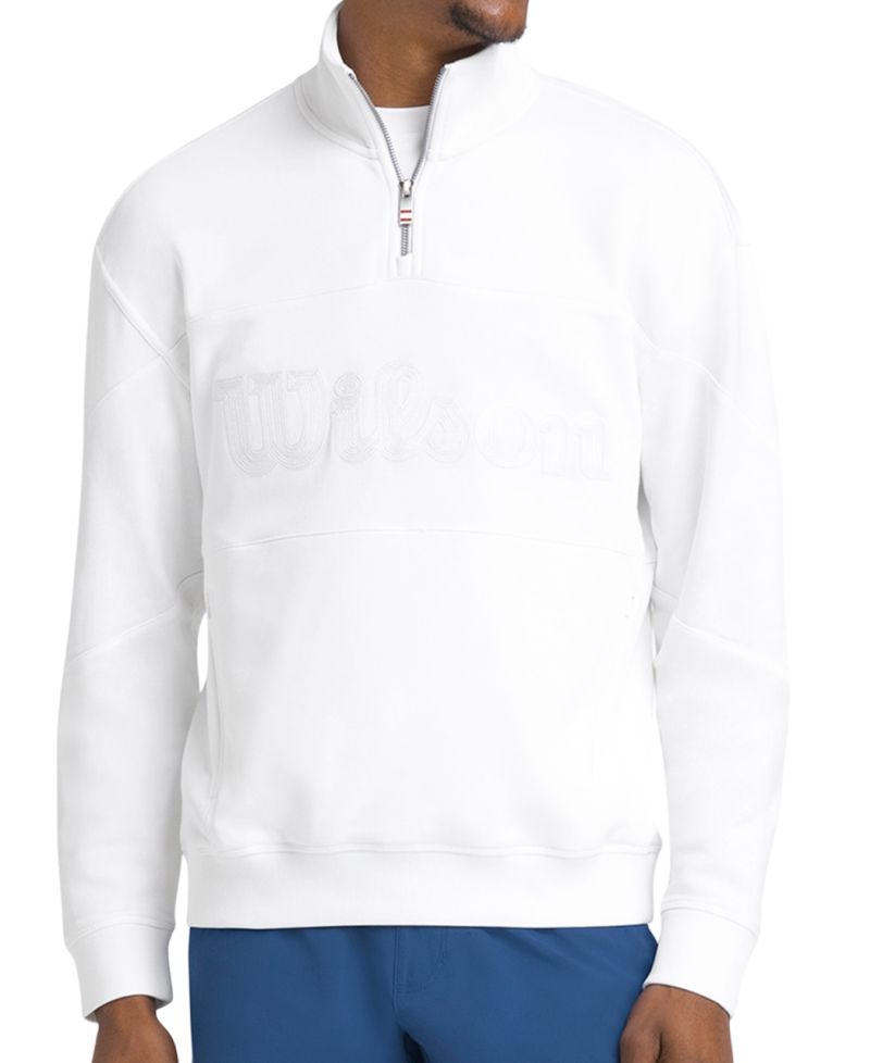 Wilson Parkside 1/2 Zip Pullover - bright white Wilson Parkside 1/2 Zip Pullover - bright white