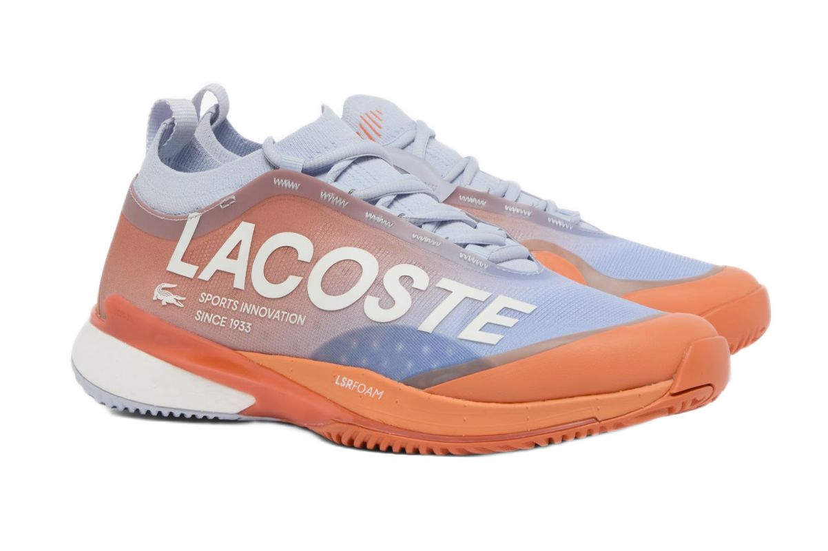 Lacoste AG-LT25 Lite Clay - light blue/orange