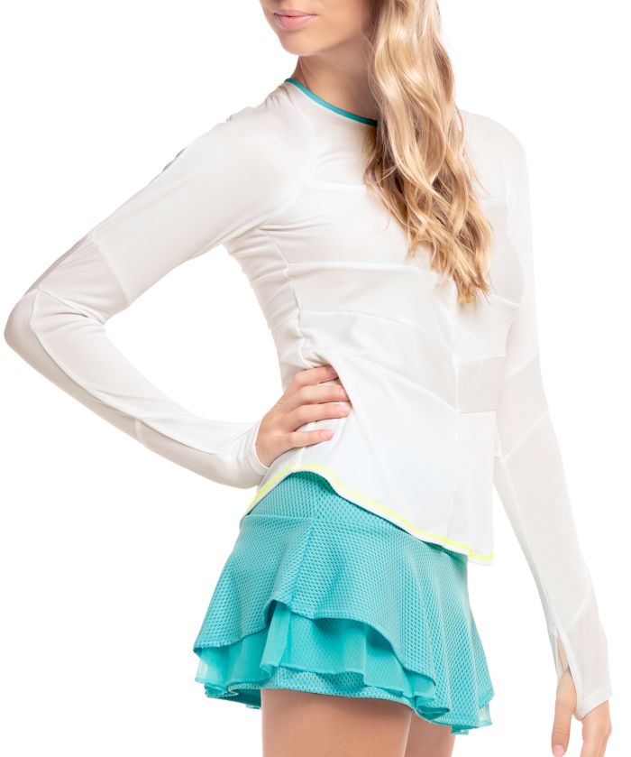 CT765 Lucky in Love Desert Vibes Reflect Long Sleeve - white