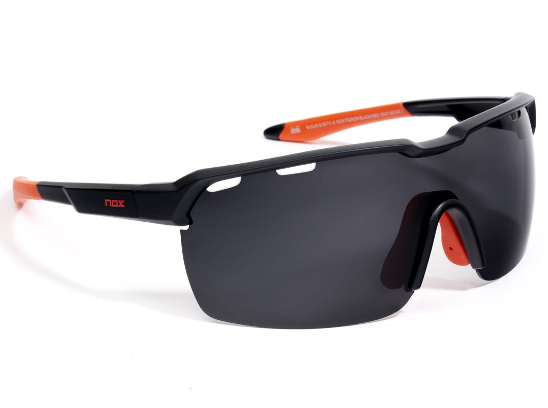 Okulary sportowe NOX Tempo - black/red