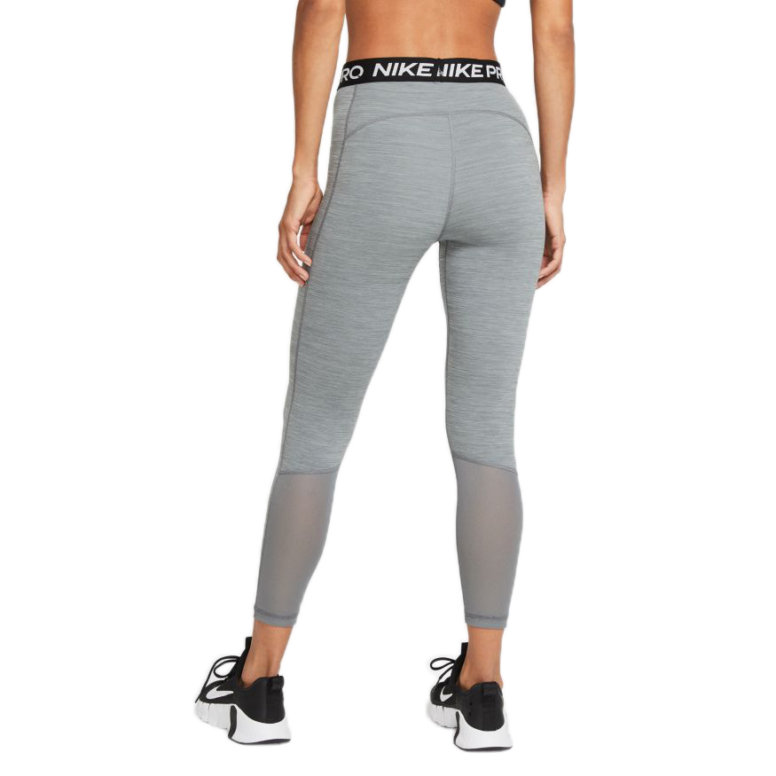 Nike Pro 365 Tight 7/8 Hi Rise W - smoke grey/htr/black/black