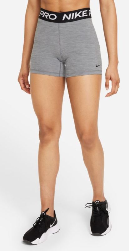 Nike Pro 365 Short 5in W - smoke grey/heather/black/black