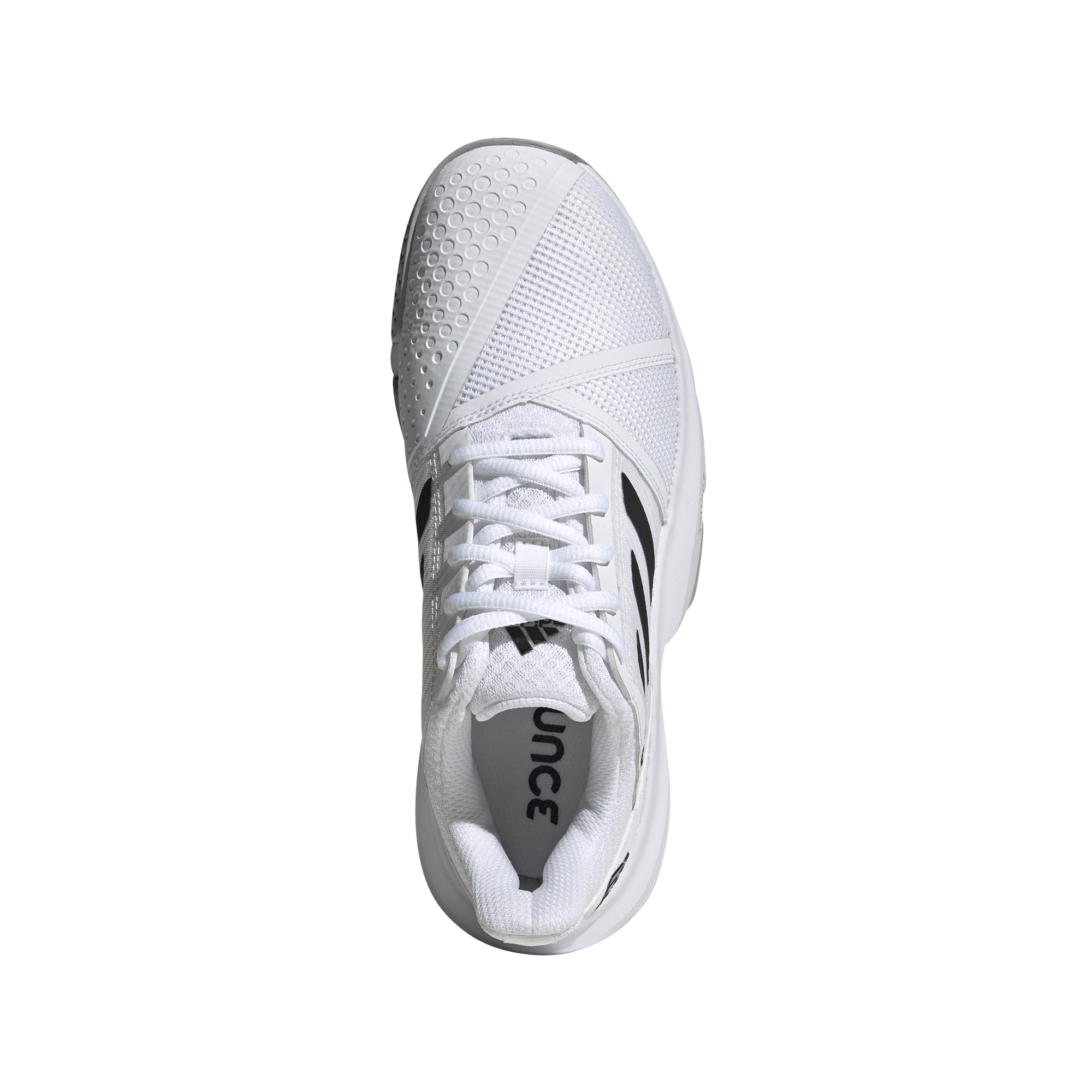 Adidas CourtJam Bounce W - white/core black/metallic silver