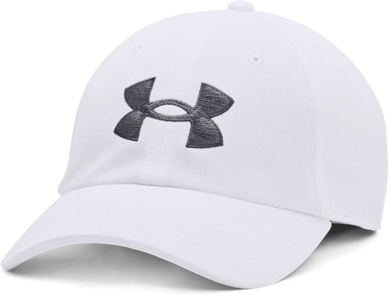 Under Armour Men's Blitzing Adjustable Hat - white/pitch gray