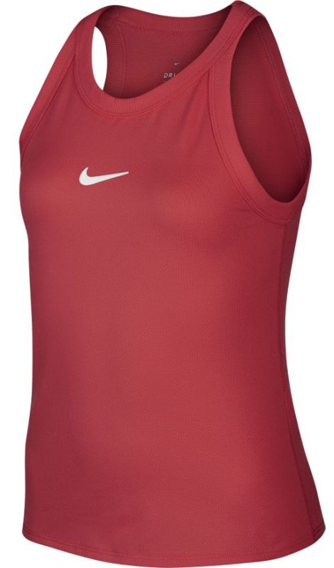 Nike Court Dry Tank - gym red/white