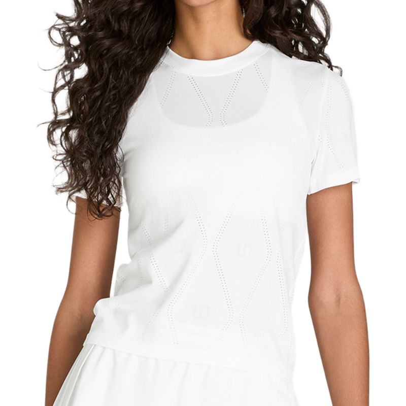Wilson Seamless Short Sleeve - bright white