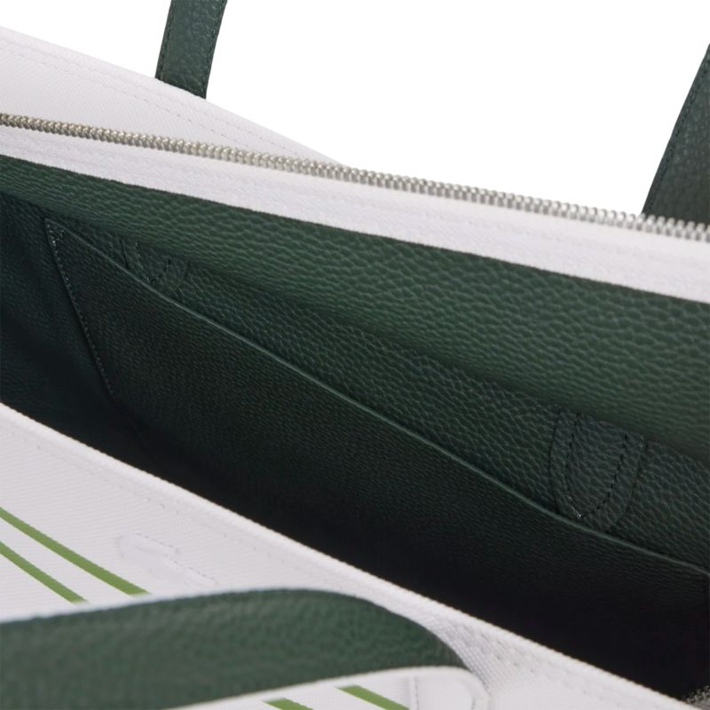 Lacoste Anna Reversible Zipped Tote - white Lacoste Anna Reversible Zipped Tote - white