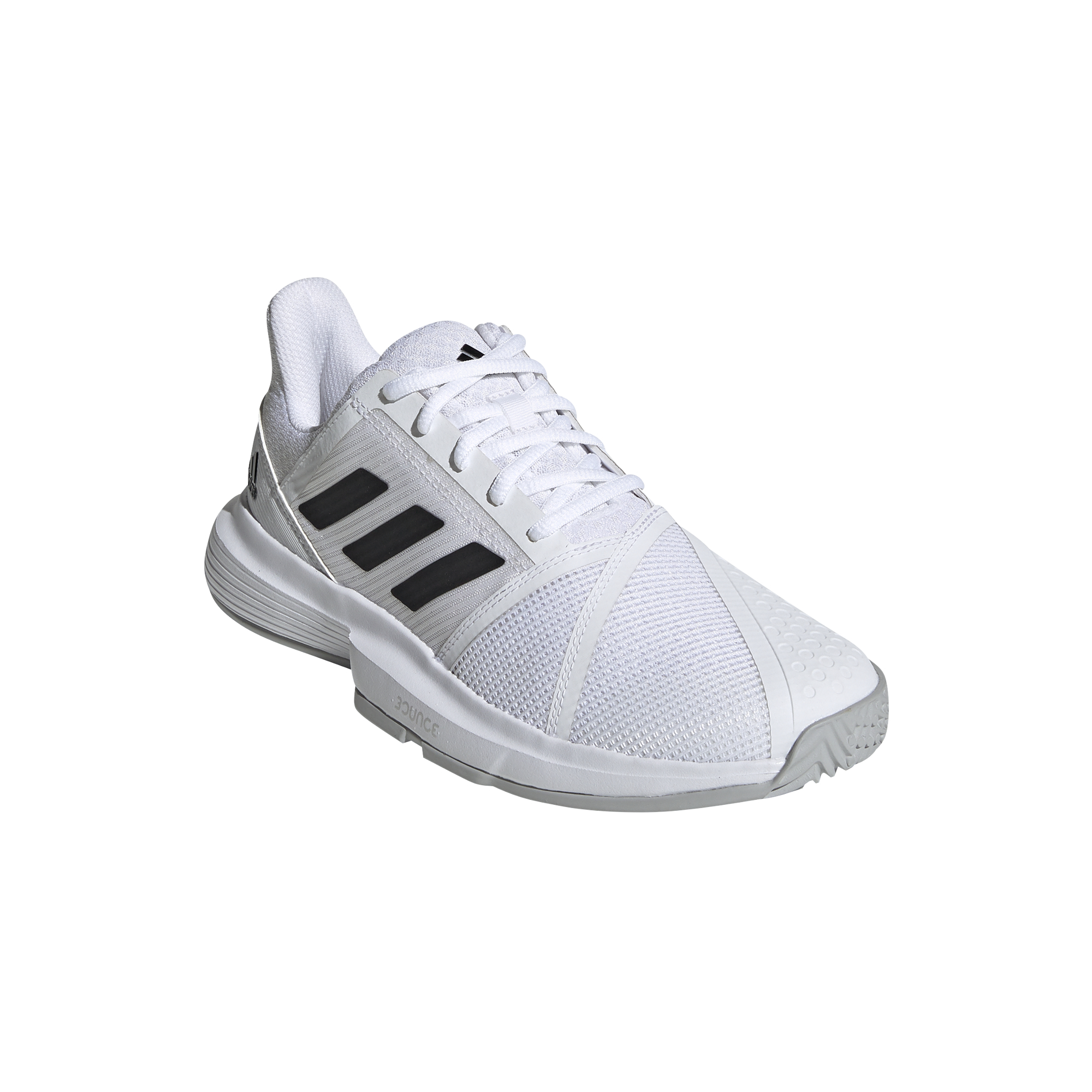 Adidas CourtJam Bounce W - white/core black/metallic silver