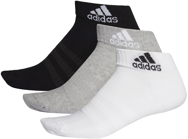 Adidas Cushion Ankle 3PP - Mgreyh/White/Black