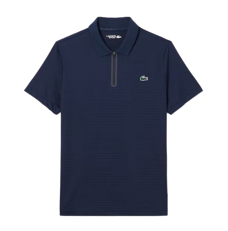 Lacoste Ultra Dry Stretch Jacquard Tennis - navy blue Lacoste Ultra Dry Stretch Jacquard Tennis - navy blue