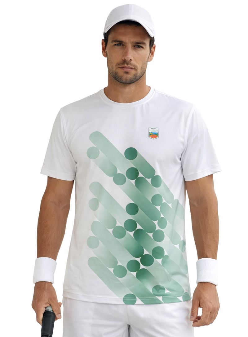 Monte-Carlo Rolex Masters Patch & Print - white Monte-Carlo Rolex Masters Patch & Print - white